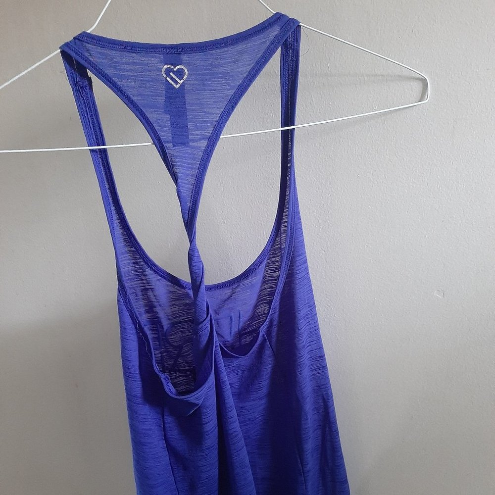 LiveLoveDream Small Blue Racerback TankTop - Picture 5 of 7